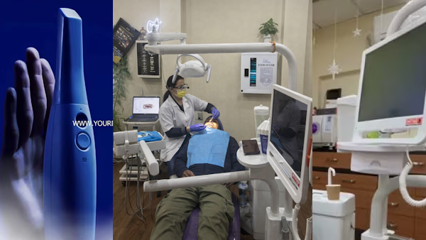 Dental implant specialist Dr Teena Roy treating patient at best dental clinic in Boring Road Patna